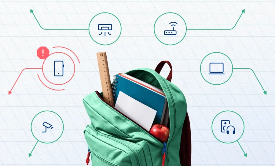 An image showing the importance of cybersecurity in schools